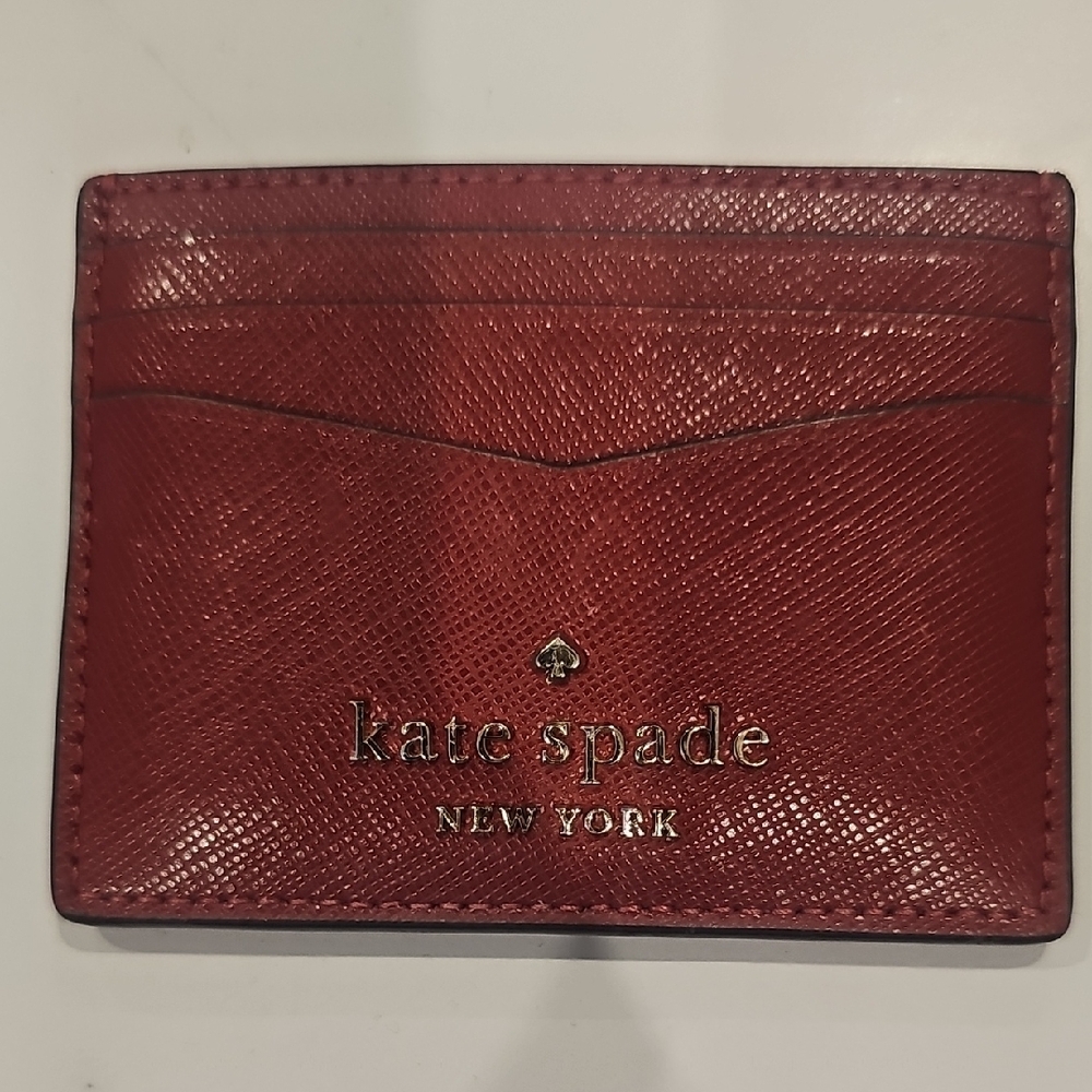 Kate Spade Cherry Red Card Holder